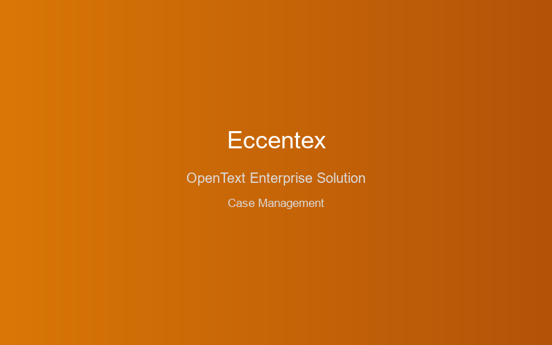 OpenText Integration by Eccentex